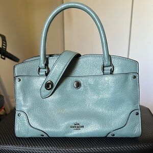 Coach Women's Leather Handbag - Green
